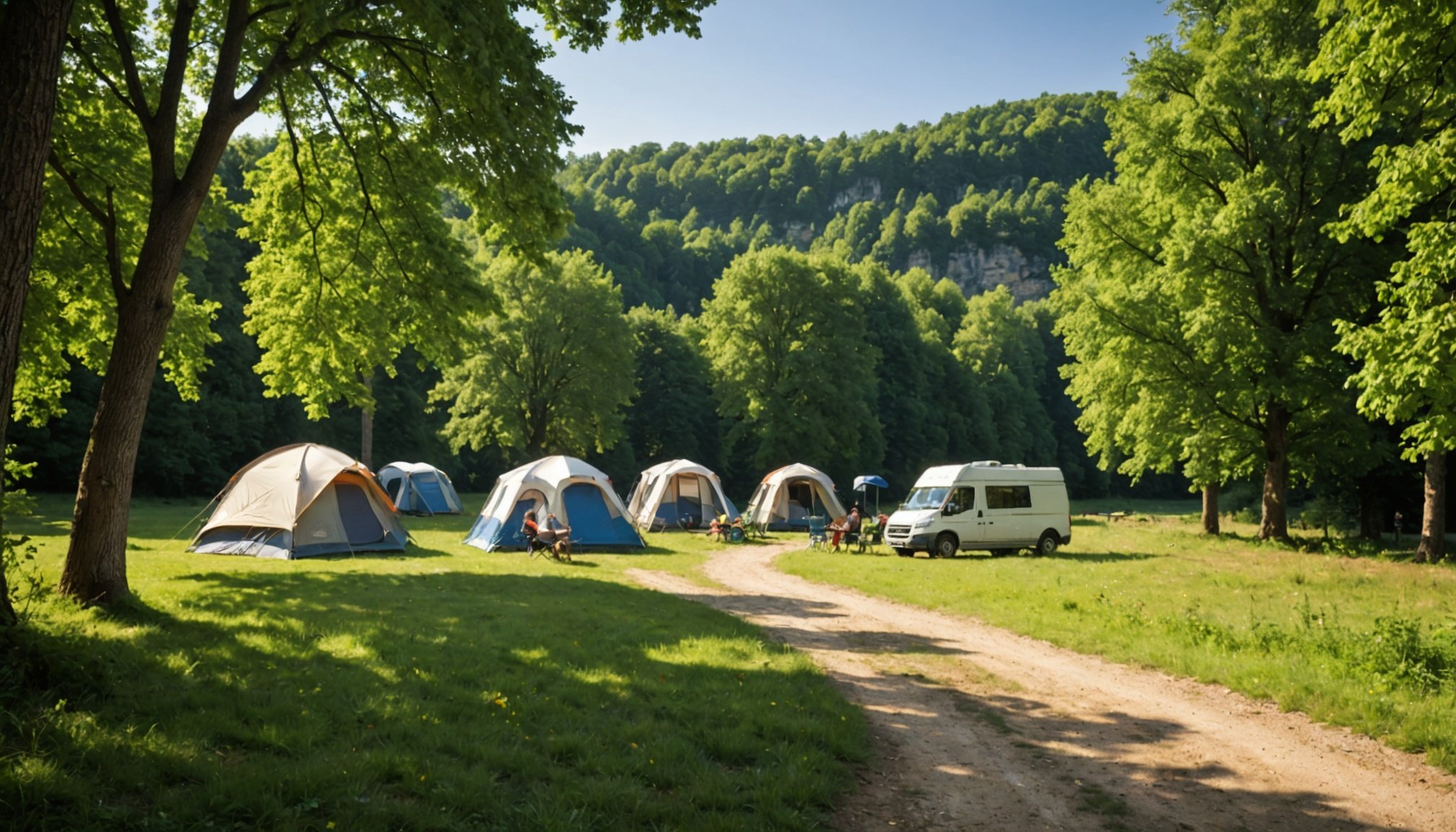 Séjour en camping au bord de la dordogne
